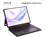Husa cu Tastatura Itfit Galaxy Tab Book Cover Keyboard pentru Samsung Galaxy Tab 10 FE+ Negru