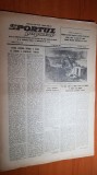 sportul popular 26 februarie 1953-santierul stadionului 23 august,schi,ciclism