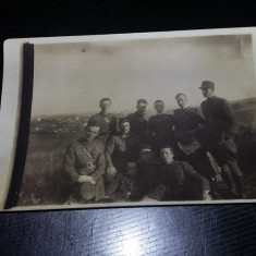 fotografie veche militari,camp de lupta,SERGENTI,SOLDATI,OFITERI,1928,T.GRATUIT