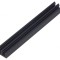 Radiator extrudat negru cu aripioare 75x10x6mm