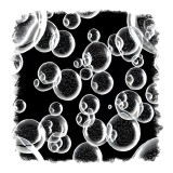 Cumpara ieftin Sticker decorativ Baloane, Negru, 55 cm, 11261ST, Oem
