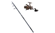 Set lanseta Splendid 3.9 m si mulineta YU 6000, Diamant Alb foto