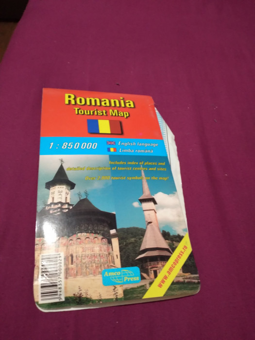 ROMANIA HARTA TURISTICA