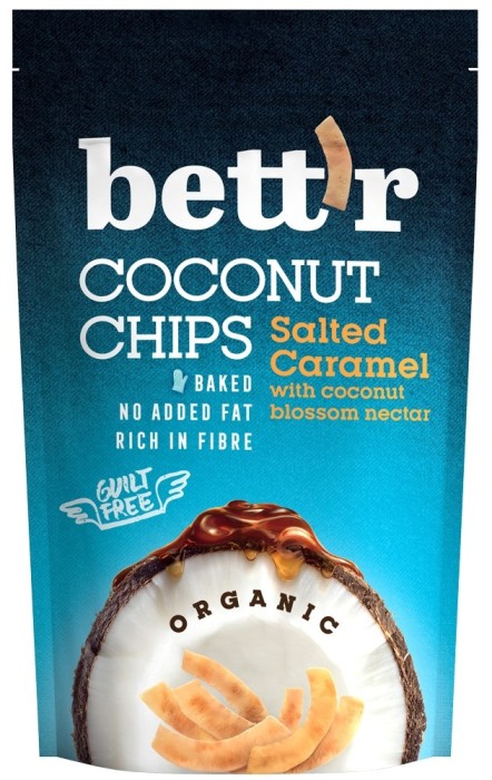 Chips de cocos si caramel sarat eco 70g BETTR