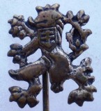 II.184 CEHOSLOVACIA INSIGNA STICKPIN EMBLEMA NATIONALA STEMA