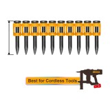Cuie pentru beton INGCO ANA02321 / ANA01321, 32mm, tija 2.2mm, cap 6.4x2.2mm, set 1000 bucati, cutie plastic, compatibile ACN18641