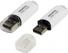 Memorie USB Flash Drive ADATA C906, 32GB, USB 2.0, alb foto