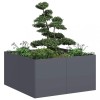 VidaXL Jardinieră Antracit 80x80x40 cm Oțel laminat la rece 860740