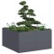 vidaXL Jardinieră Antracit 80x80x40 cm Oțel laminat la rece 860740