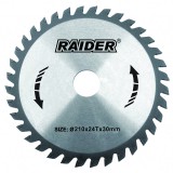 Disc circular Raider, 210 х 30 mm, 24 T