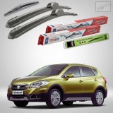 Cumpara ieftin Ștergătoare Suzuki SX4 S-Cross JY 2013-2016 | Set Față și Spate Flat &ndash; TeamCar&reg;