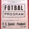 Program meci fotbal FC &quot;SOIMII&quot; SIBIU - PANDURII TARGU-JIU(30.04.1978)