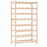 Cumpara ieftin Suport sticle de vin, lemn de cedru, 57,5 x 28 x 102 cm