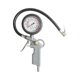 Pistol umflat roti cu furtun si manometru mecanic 0-16 bar