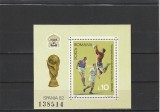ROMANIA 1981 LP 1047 CAMPIONATUL MONDIAL DE FOTBAL COLITA MNH NESTAMPILATA
