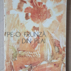 Pe-o frunza din plai - Ion Davideanu, 1984, ilustratii Aurel Breilean, 50 pag