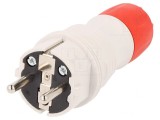 Conector alimentare AC tată 250V 16A pe cablu