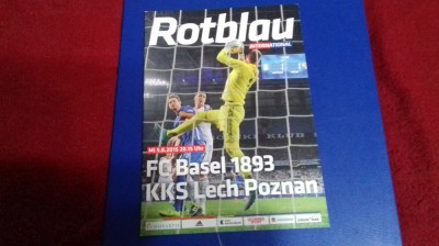 program FC Basel - Lech Poznan foto