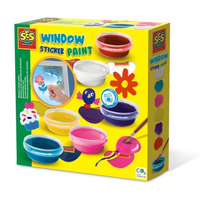 Set acuarele pentru ferestre stickere foto