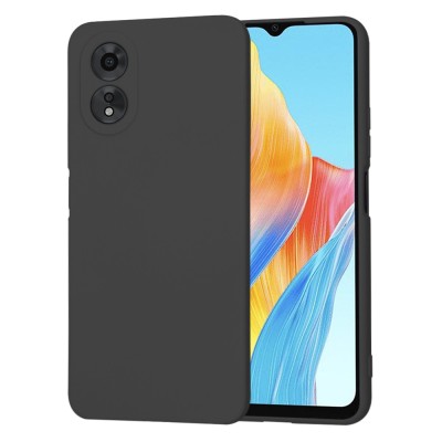 Husa silicon Oppo A38 Techsuit SoftFlex, negru foto