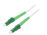 Patch cord fibră OS2 LC/APC 5m LSZH alb, Goobay
