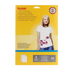 Hartie transfer termic kodak a4, pentru textile albe foto