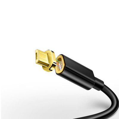 Cablu Date &amp;amp; Incarcare Magnetic MicroUSB (Negru) 1.5 Metri Mcdodo Suspending CA-5480 foto