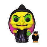Snow White POP &amp; Buddy Animation Vinyl Figurina Disguised Evil Queen with Raven Black Lampa decorativa Exclusive 9 cm