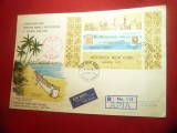 Plic FDC -Samoa i Sisifo la Targul de la New York 1971 Bloc Samoa i Sisifo