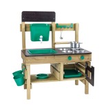 Cumpara ieftin Bucatarie din lemn pentru copii cu accesorii 14 piese
