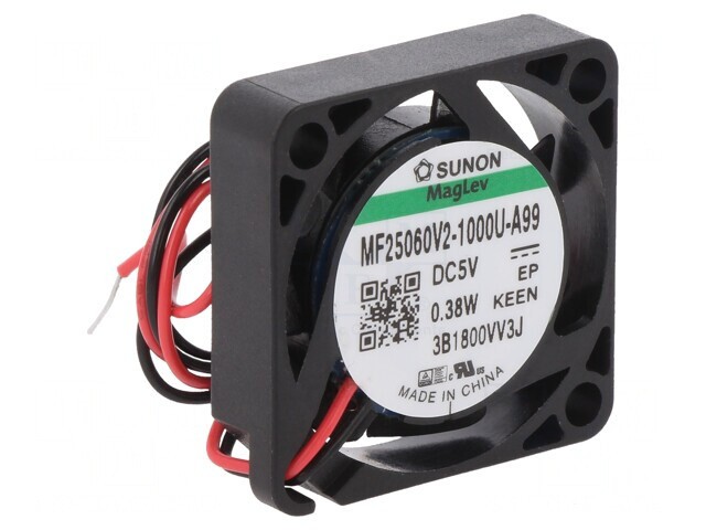 Ventilator DC Axial 5V 25x25x6mm 18dBA