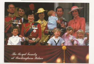 FA45-Carte Postala- ANGLIA - Londra, The Royal Family, necirculata foto