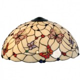Cumpara ieftin Abajur veioza din sticla si polirasina Tiffany &Oslash; 48x26 cm
