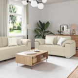 Cumpara ieftin Canapea 3 buc. Bej Material textil din in