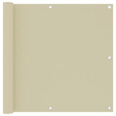 Gossi paravan pentru balcom, crem, 90x300 cm, tesatura oxford foto