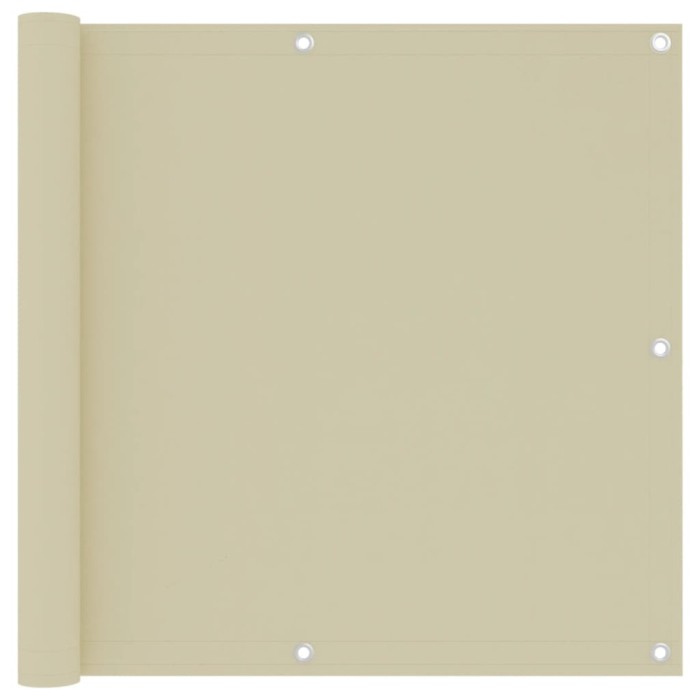 Gossi paravan pentru balcom, crem, 90x300 cm, tesatura oxford