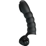 Fun Toys-Alexander Vibrator Degetar 10 Vibrații Negru-Silicon