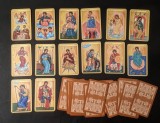 TAROT. KARMA ANGELS set complet 32+1 CARTI de joc pt. Ghicit Oracol ILUSTRATE INGERI Cu instructiuni explicative 5 limbi Engleza Franceza Stare ca noi