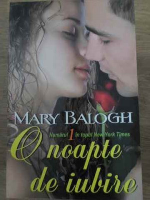 O NOAPTE DE IUBIRE-MARY BALOGH foto