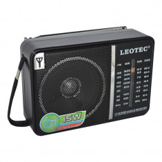 Radio portabil Leotec LT-606B, mufa jack foto