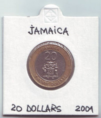 20 dollars 2001, Jamaica foto