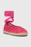 Answear Lab espadrile culoarea roz