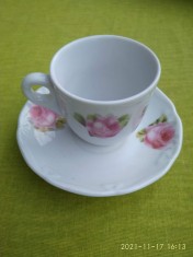 Frumoasa ceasca de cafea din portelan suedez