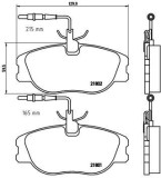 Placute frana Citroen Evasion (22, U6), Jumpy (U6u); Fiat Scudo (220p), Ulysse (220); Lancia Zeta (220); Peugeot 806 (221), Expert (224) SRLine parte