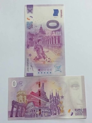 Spania 2022 - 0 euro souvenir, necirculata foto