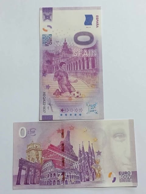 Spania 2022 - 0 euro souvenir, necirculata