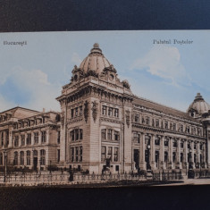 20ADE - Vedere - Carte postala - Bucuresti - Palatul Postelor