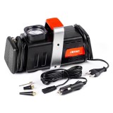 Compresor Auto 12V/220V Amio 200 PSI cu 3 Adaptori - Ideal Auto, Moto, Biciclete, Saltele