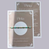 Bratara reglabila cu pirita si margele turcoaz - Prosperitate