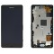 Ansamblu display touchscreen rama Sony Xperia Z3 Compact negru